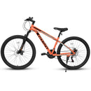 Supfirm A2610 26 inch Mountain Bike 21 Speeds, Suspension Fork, Steel Frame Disc-Brake for Men Women Mens Bicycle Adlut Bike