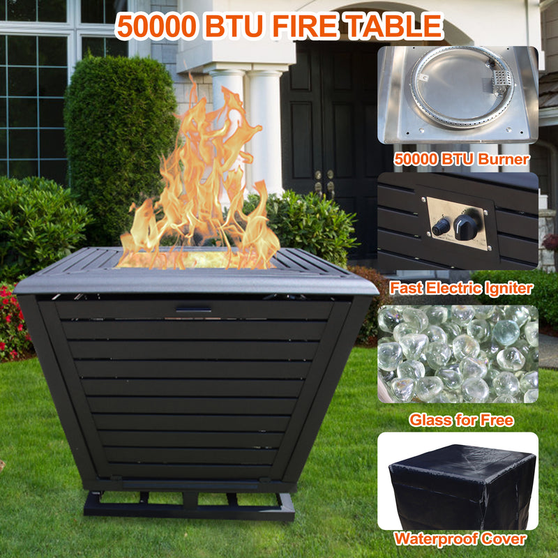 Supfirm 30"Gas Fire Pit