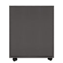 Supfirm The filing cabinet has five drawers, a small rolling filing cabinet, a printer rack, an office locker, and an office pulley movable filing cabinet  dark  Gray