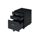 Supfirm ACME Tennos Cabinet, Black & Chrome Finish 93199