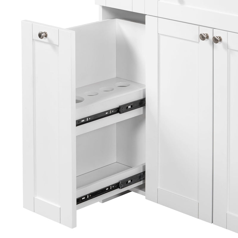 [Cabinet Only] 30" Bathroom Vanity-White(Sink not included) - Supfirm