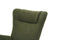 Supfirm Rocking Chair Nursery, Solid Wood Legs Reading Chair with Teddy Fabric Upholstered , Nap Armchair for Living Rooms, Bedrooms, Offices, Best Gift,Green Teddy fabric