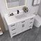 48" Bathroom Vanity with Sink Combo, Modern Undermount Small Single Bathroom Cabinet Set, Includes Countertop & Integrated Sink, Soft Closing Doors & Drawers, Bathroom Dresser Light Gray - Supfirm