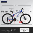 Supfirm A2610 26 inch Mountain Bike 21 Speeds, Suspension Fork, Steel Frame Disc-Brake for Men Women Mens Bicycle Adlut Bike