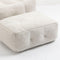 Fluffy bean bag chair, comfortable bean bag for adults and children, super soft lazy sofa chair with memory foam and ottoman, indoor modern focus bean bag chair for living room, bedroom, apartment - Supfirm