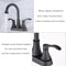 Supfirm 2-handle Lavatory Faucet Bathroom Sink Faucet