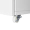 Supfirm Office furniture Copier Cabinet white 2 door steel copier stand mobile pedestal file Printer Stand