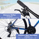 Supfirm 24 Speed Hybrid bike Disc Brake 700C Road Bike For men women's City Bicycle