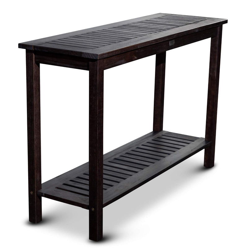 Supfirm Eucalyptus Console Table, Espresso