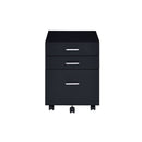 Supfirm ACME Tennos Cabinet, Black & Chrome Finish 93199