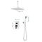 Supfirm 12" Rain Shower Head Systems Wall Mounted Shower