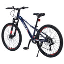 Supfirm Mountain Bike for Girls and Boys  Mountain 24 inch 7-Speed bike