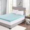 Hypoallergenic 3" Cooling Gel Memory Foam Mattress Topper with Removable Cooling Cover - Supfirm