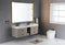 60*23*21in Wall Hung Doulble Sink Bath Vanity Cabinet Only in Bathroom Vanities without Tops - Supfirm