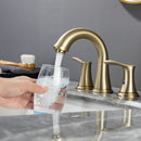 Supfirm Widespread Bathroom Faucet With Drain Assembly