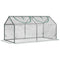 Supfirm 4' x 2' x 2' Portable Mini Greenhouse, Small Greenhouse with PVC Cover, Roll-up Zippered Windows for Indoor, Outdoor Garden, Clear
