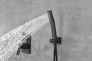 Supfirm 10 inch Shower Head Bathroom Luxury Rain Mixer Shower Complete Combo Set Wall Mounted