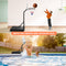 Supfirm Portable Poolside Basketball Hoop Swimming Pool 3.1ft to 4.7ft Height-Adjustable Basketball System Goal Stand for Kids