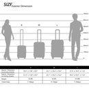 Supfirm Hardshell Luggage Sets 3 Pcs Spinner Suitcase with TSA Lock Lightweight 20''24''28''