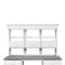 Supfirm [Video Provided] TOPMAX Garden Potting Bench Table, Rustic and Sleek Design with Multiple Drawers and Shelves for Storage, White and Gray