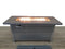 Supfirm Living Source International Steel Propane/Natural Gas Outdoor Fire Pit Table with Lid