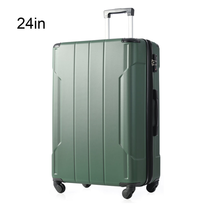 Supfirm Hardshell Luggage Spinner Suitcase with TSA Lock Lightweight Expandable 24'' (Single Luggage)