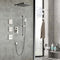 Supfirm Shower System with Shower Head, Hand Shower, Slide Bar, Bodysprays, Shower Arm, Hose, Valve Trim, and Lever Handles