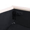 Full size Upholstered Platform bed with a Hydraulic Storage System - Beige - Supfirm