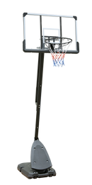 Supfirm Height Adjustable 7 to 10ft Basketball Hoop 44 Inch Backboard Portable Basketball Goal System with Stable Base and Wheels, use for Outdoor