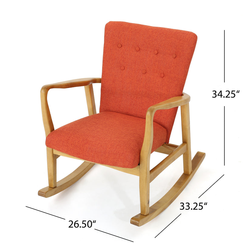 Supfirm Solid Wood Rocking Chair