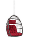 Supfirm Outdoor Garden Rattan Egg Swing Chair Hanging Chair Wood