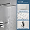 Supfirm 12" Rain Shower Head Systems Wall Mounted Shower