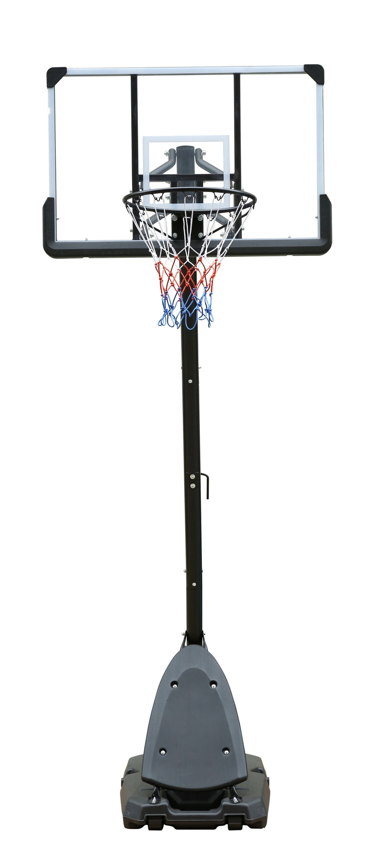 Supfirm Use for Outdoor Height Adjustable 6 to 10ft Basketball Hoop 44 Inch Backboard Portable Basketball Goal System with Stable Base and Wheels