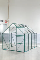 Supfirm Green-6 x 8 FT Outdoor Patio Greenhouse