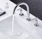 Supfirm Two Handle High Arc Widespread Bathroom Sink Faucet 3 Hole