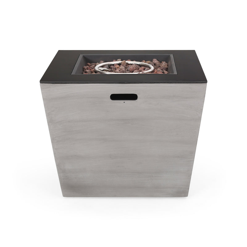 Supfirm LANGTON 30" SQUARE MGO FIRE PIT - 50,000 BTU