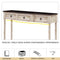 Supfirm TREXM Console Table Sofa Table with Drawers for Entryway with Projecting Drawers and Long Shelf (Beige, OLD SKU: WF189574AAD)