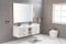 84*23*21in Wall Hung Doulble Sink Bath Vanity Cabinet Only in Bathroom Vanities without Tops - Supfirm