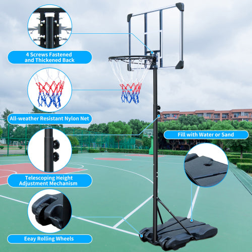 Supfirm Portable Basketball Hoop B003B