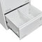 Supfirm Filing Cabinet Lateral File Cabinet 3 Drawer, White Filing Cabinets with Lock, Locking Metal File Cabinets Three Drawer Office Cabinet for Legal/Letter/A4/F4 Home Offic