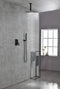 Supfirm Ceiling Mounted Shower System Combo Set with Handheld and 12"Shower head