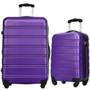 Supfirm Luggage Sets of 2 Piece Carry on Suitcase Airline Approved,Hard Case Expandable Spinner Wheels