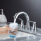 Supfirm Widespread Bathroom Faucet With Drain Assembly