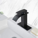 Supfirm Waterfall Spout Bathroom Faucet,Single Handle Bathroom Vanity Sink Faucet