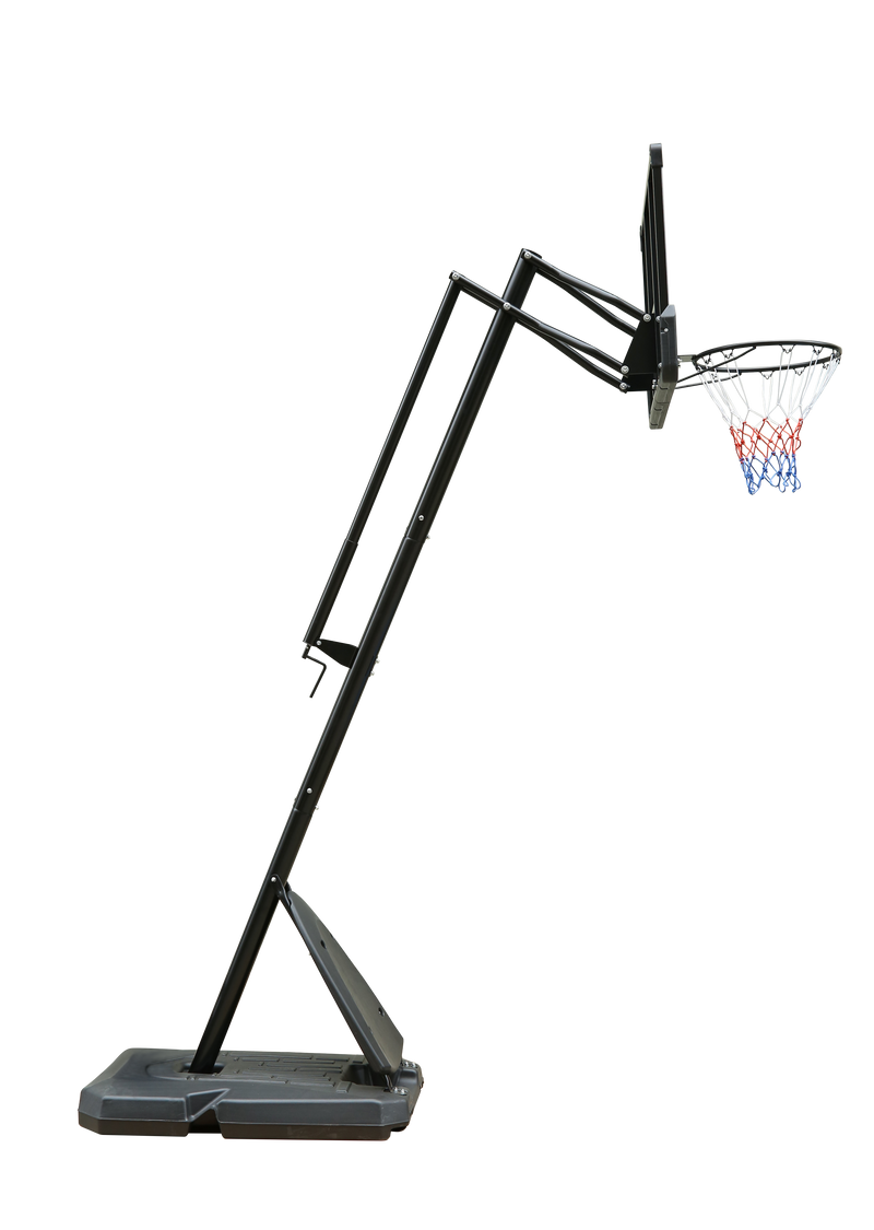 Supfirm Height Adjustable 6 to 10ft Basketball Hoop 44 Inch Backboard Portable Basketball Goal System with Stable Base and Wheels, use for Outdoor