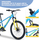 Supfirm ZUKKA Mountain Bike,24 Inch MTB for Boys and Girls Age 9-12 Years,Multiple Colors