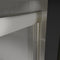 Supfirm 56-60 in. W x 72 in. H Semi-Frameless Pivot Shower Door in Brushed Nickel