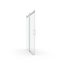 Supfirm 56 to 60 in. W x 76 in. H Sliding Frameless Soft-Close Shower Door with Premium 3/8 Inch (10mm) Thick Tampered Glass in Brushed Nickel 22D01-60BN