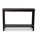 Supfirm Eucalyptus Console Table, Espresso