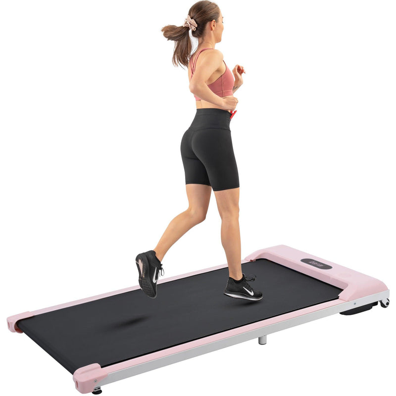 2 in 1 Under Desk Electric Treadmill 2.5HP, with Bluetooth APP and speaker, Remote Control, Display, Walking Jogging Running Machine Fitness Equipment for Home Gym Office - Supfirm